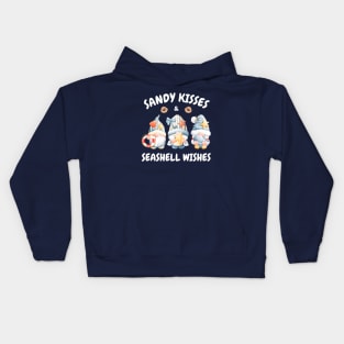 Sandy Kisses & Seashell Wishes Kids Hoodie